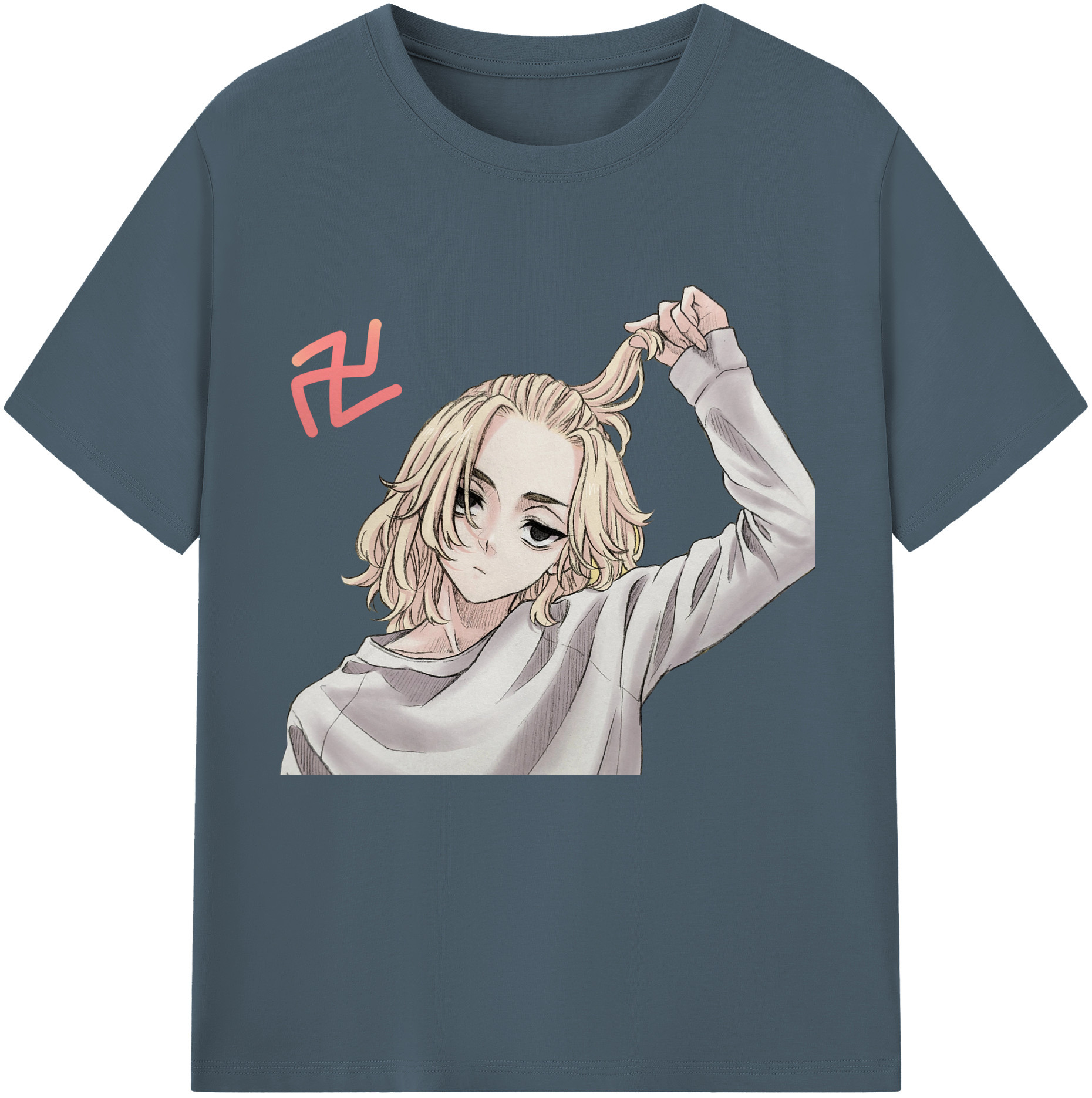 （画像用） 東京リベンジャーズ Tokyo Revengers 綿100％半袖Tシャツ（フロントプリント）